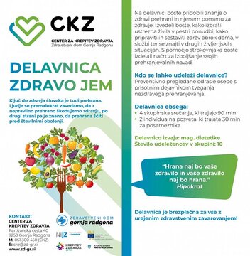 Brezplačni programi za krepitev zdravja in delavnice Centra za krepitev zdravja Zdravstvenega doma Gornja Radgona 5